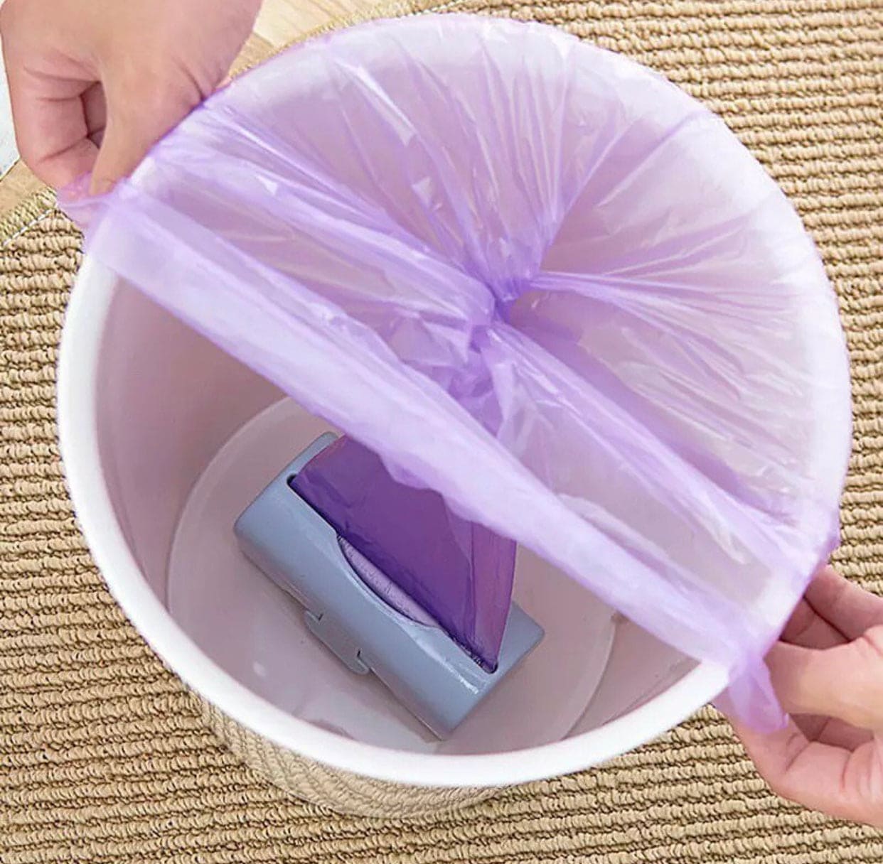 Wall Mounted Self Adhesive Garbage Box Storage Holder, Plastic Box Holder, Wall Hanging Garbage Storage Box Wall Mounted Self Adhesive Garbage Box Storage Holder, Plastic Box Holder, Wall Hanging Garbage Storage Box